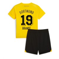 Dětský Fotbalový dres Borussia Dortmund Julian Brandt #19 2023-24 Domácí Krátký Rukáv (+ trenýrky)